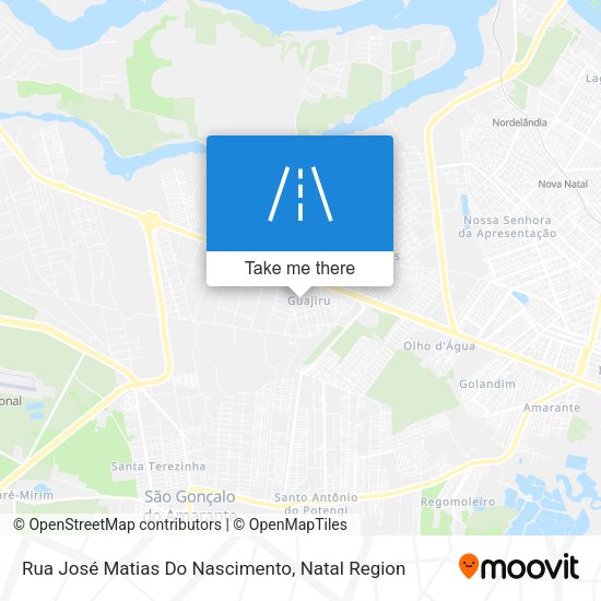Rua José Matias Do Nascimento map