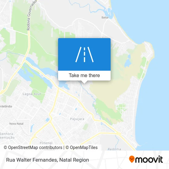 Rua Walter Fernandes map