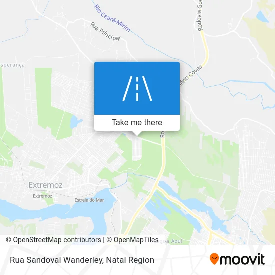 Rua Sandoval Wanderley map