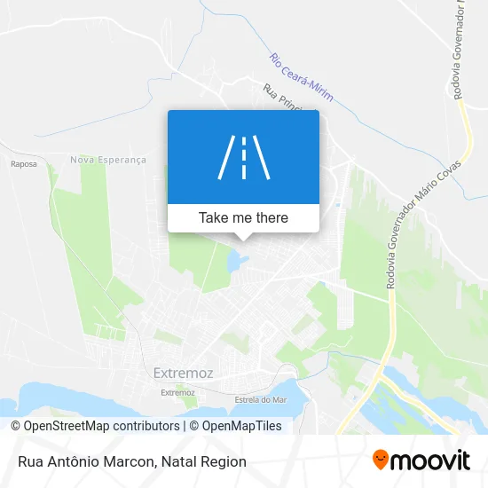 Rua Antônio Marcon map