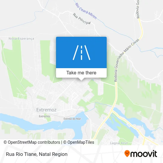 Rua Rio Tiane map