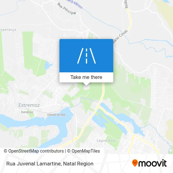 Rua Juvenal Lamartine map