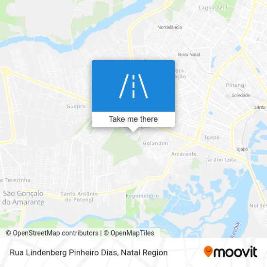 Rua Lindenberg Pinheiro Dias map