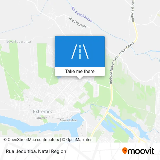 Rua Jequitibá map