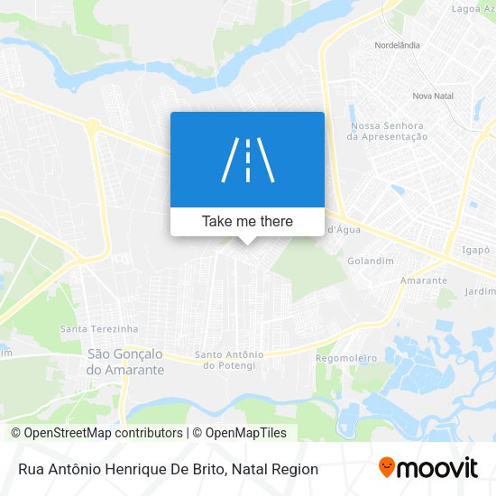 Rua Antônio Henrique De Brito map