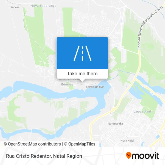 Rua Cristo Redentor map