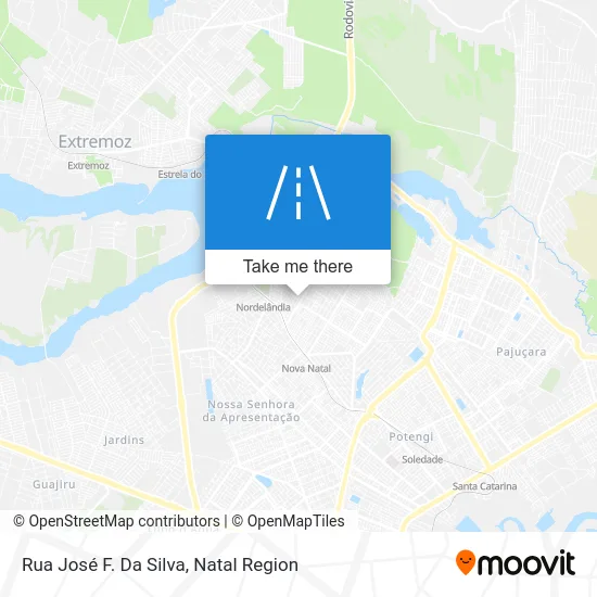 Rua José F. Da Silva map