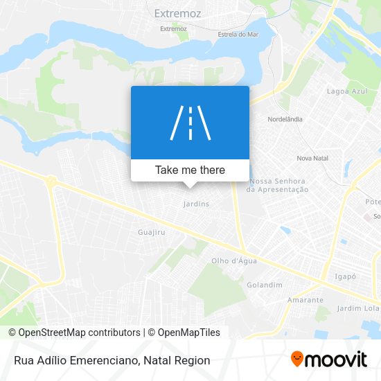 Rua Adílio Emerenciano map