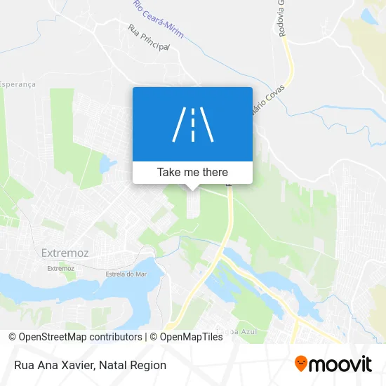 Rua Ana Xavier map