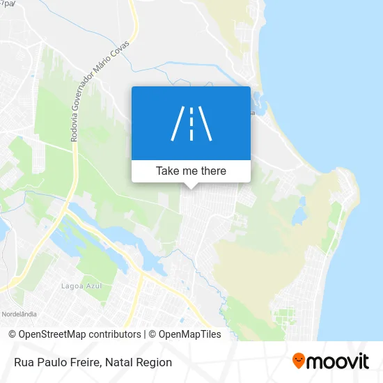 Rua Paulo Freire map