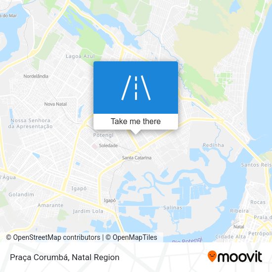 Praça Corumbá map