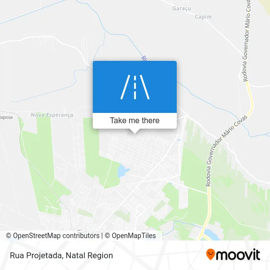 Rua Projetada map