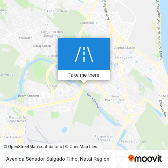 Avenida Senador Salgado Filho map