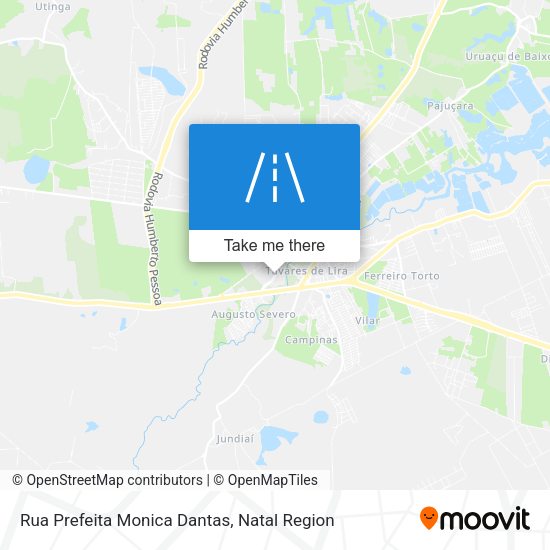 Rua Prefeita Monica Dantas map