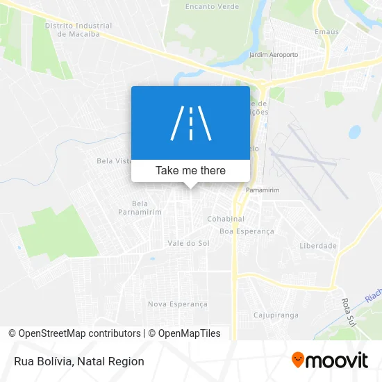 Rua Bolívia map