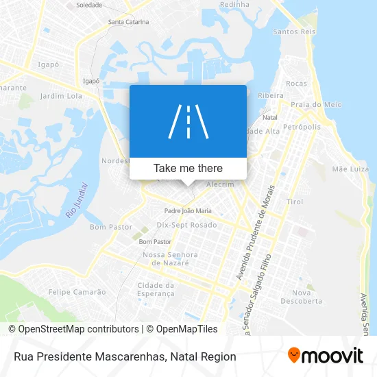 Rua Presidente Mascarenhas map