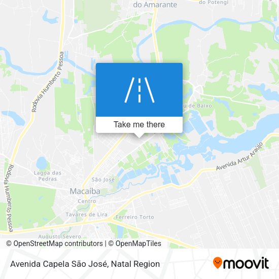 Avenida Capela São José map
