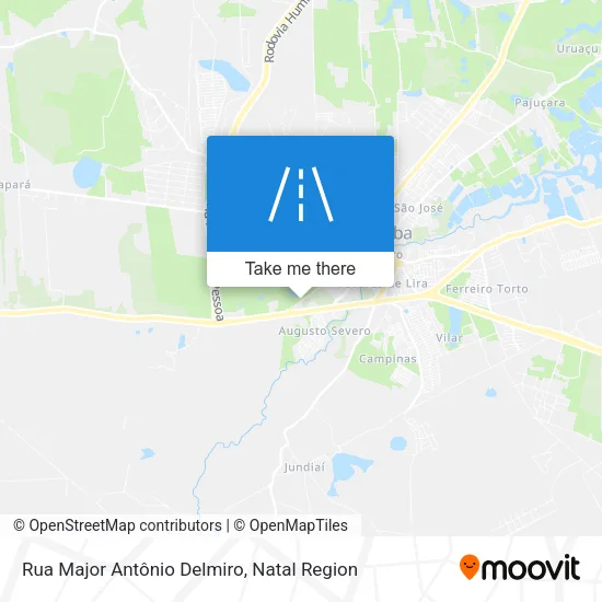 Rua Major Antônio Delmiro map
