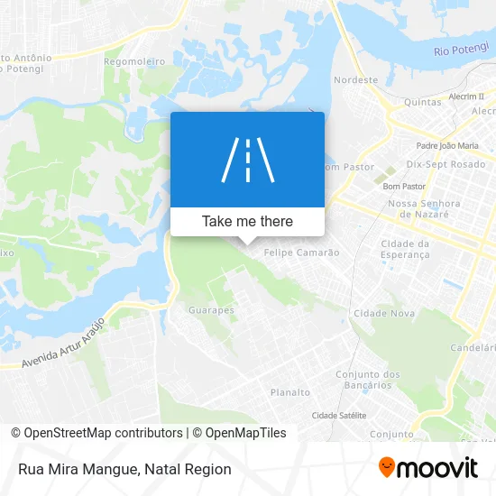 Rua Mira Mangue map