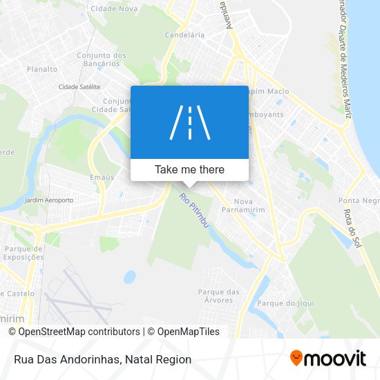 Rua Das Andorinhas map