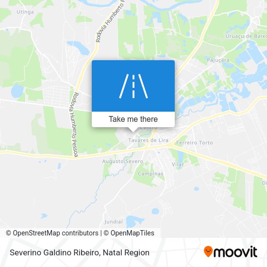 Severino Galdino Ribeiro map