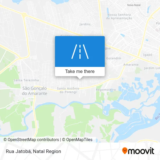 Rua Jatobá map