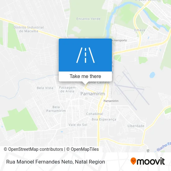 Rua Manoel Fernandes Neto map