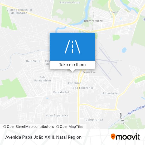 Avenida Papa João XXIII map