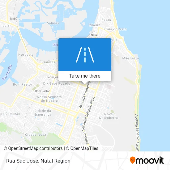 Rua São José map