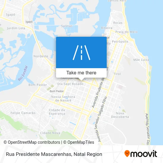 Rua Presidente Mascarenhas map