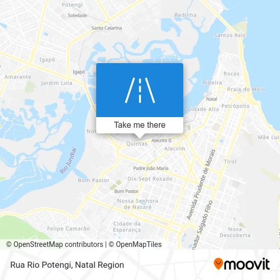 Rua Rio Potengi map
