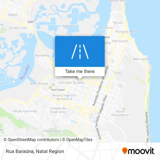 Rua Baraúna map