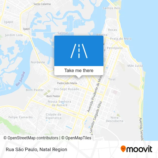 Rua São Paulo map