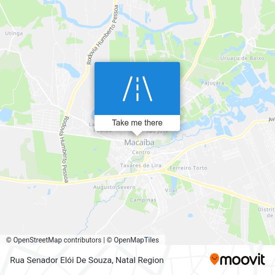 Rua Senador Elói De Souza map