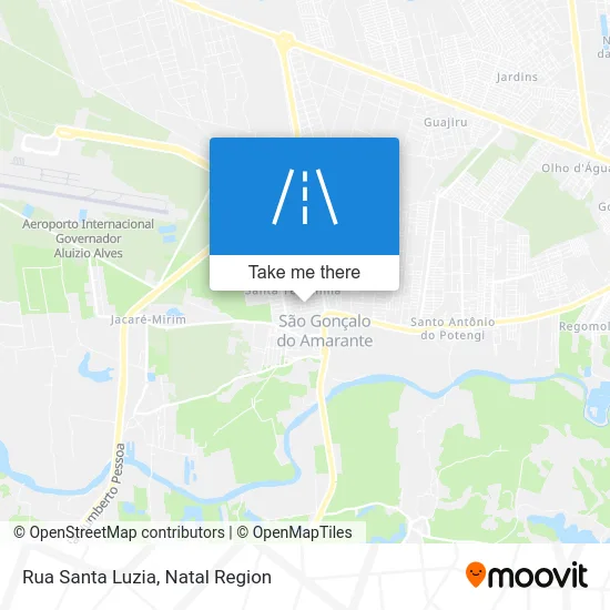 Rua Santa Luzia map