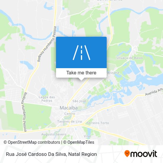 Rua José Cardoso Da Silva map