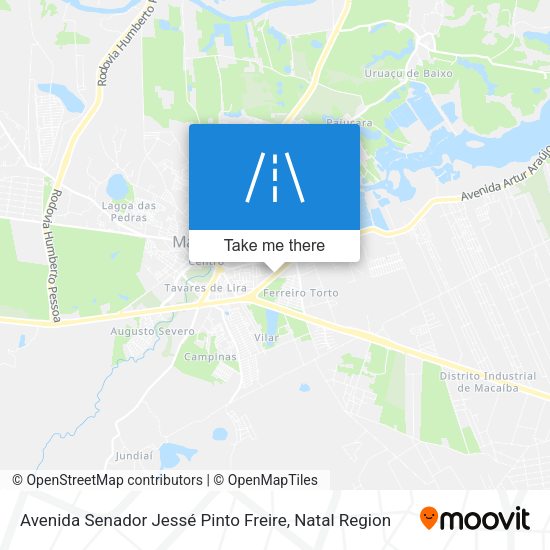 Avenida Senador Jessé Pinto Freire map
