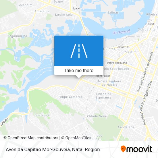 Avenida Capitão Mor-Gouveia map