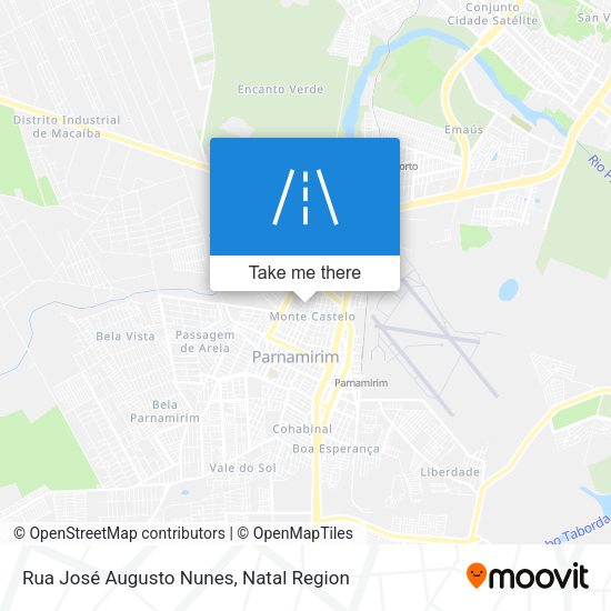 Rua José Augusto Nunes map