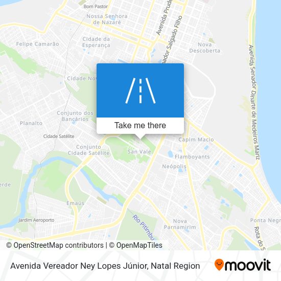 Avenida Vereador Ney Lopes Júnior map