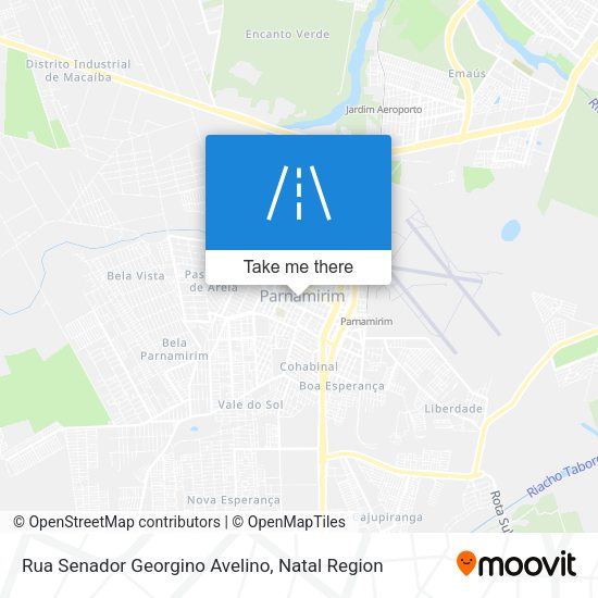 Rua Senador Georgino Avelino map