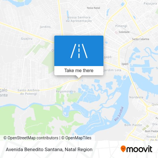 Avenida Benedito Santana map