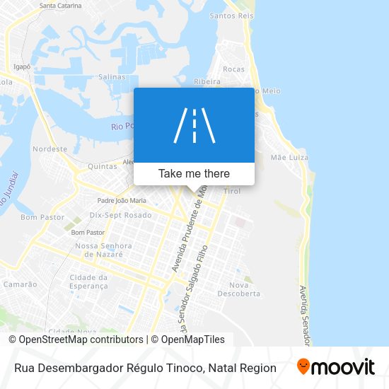 Rua Desembargador Régulo Tinoco map