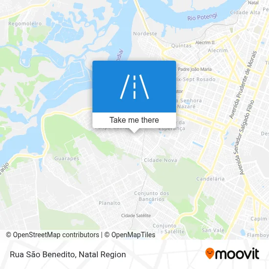 Rua São Benedito map