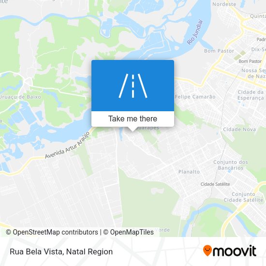 Rua Bela Vista map