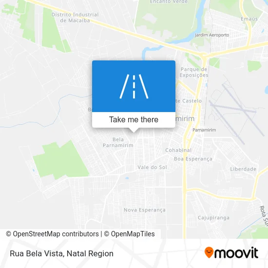 Rua Bela Vista map