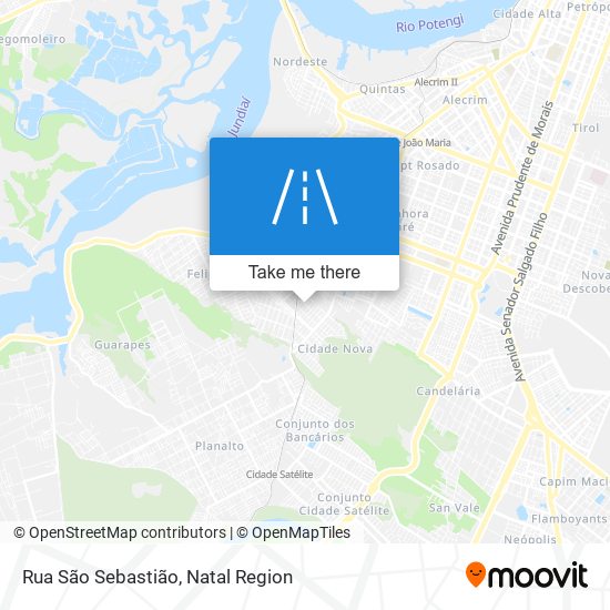 Rua São Sebastião map