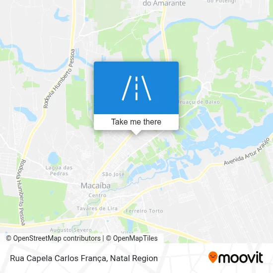 Rua Capela Carlos França map