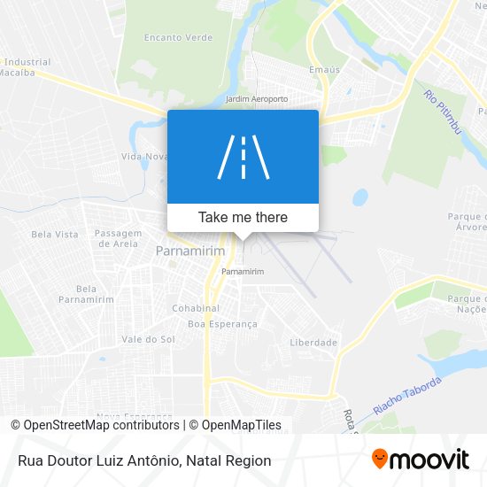Rua Doutor Luiz Antônio map