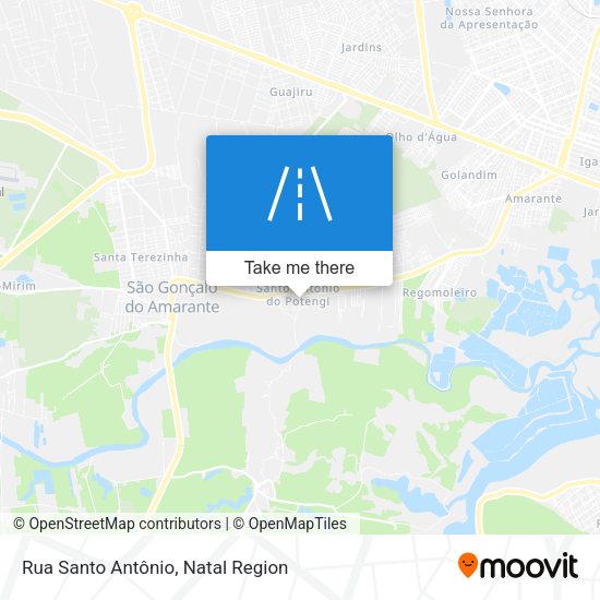 Rua Santo Antônio map